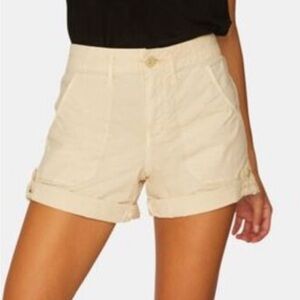 Sanctuary get away flax Linen Shorts Women's Rich Clay Pockets NWT S1